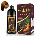 Fedulili Hair Dye Shampoo 3 in 1 – Semi-Permanent Chestnut Brown for Home Use (500ml)