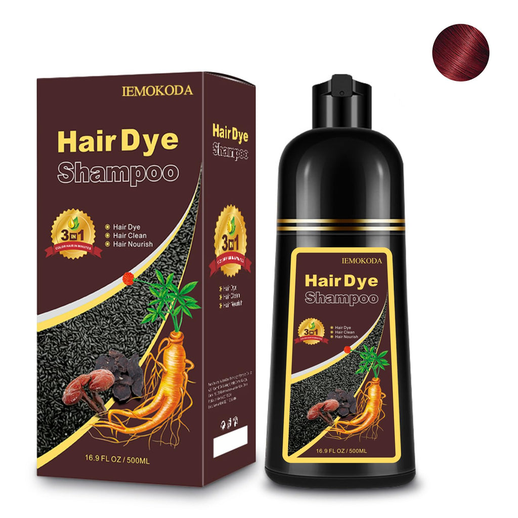 Fedulili Hair Dye Shampoo 3-in-1 – Instant Natural Color, 12 Shades, 500ml