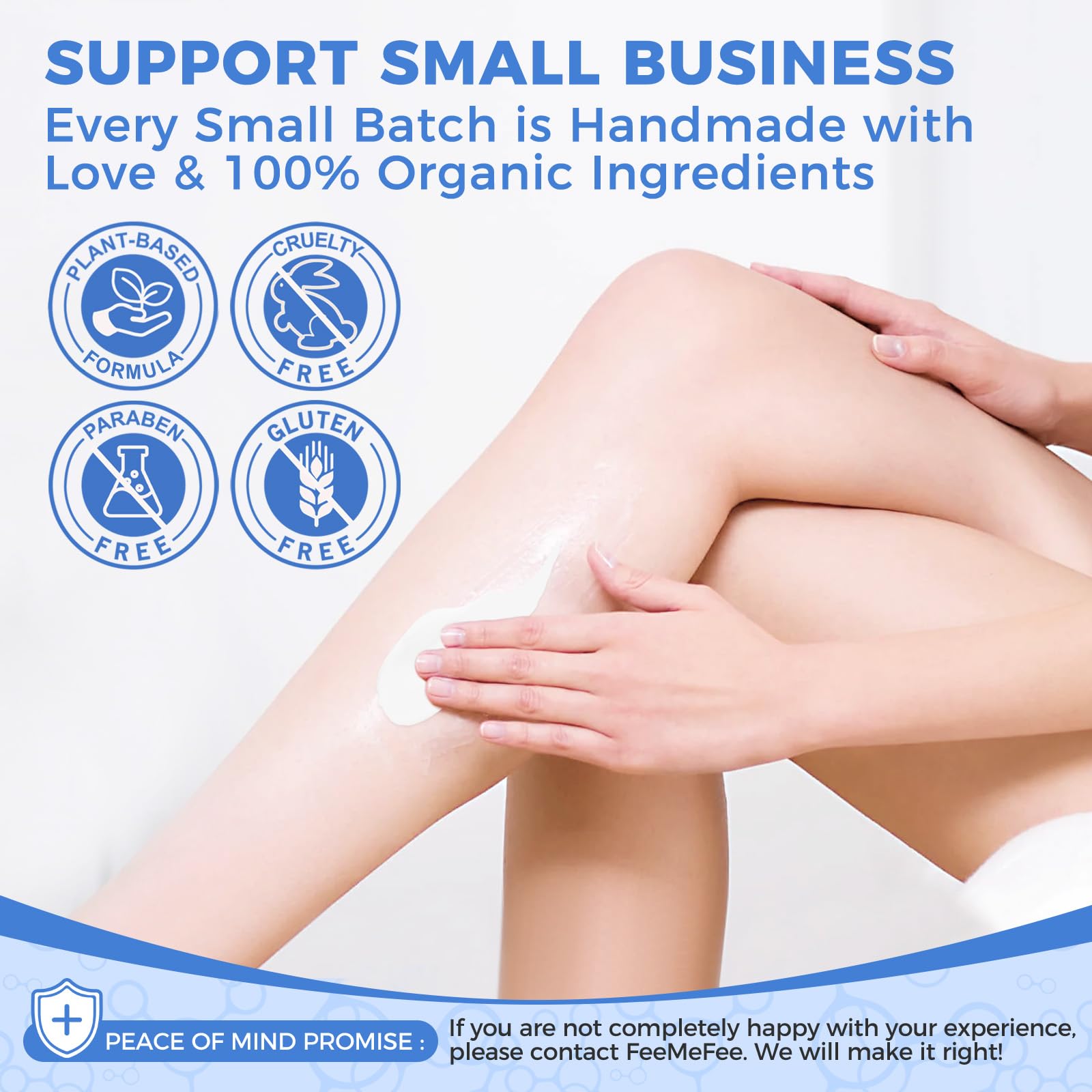 FeeMeFee Magnesium Lotion for Sleep, Muscle Relaxation & Hydration | Unscented 2 oz