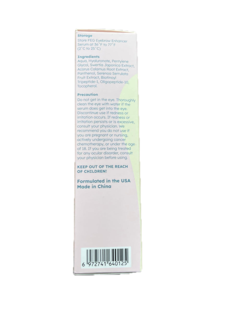 FEG Eyebrow Enhancer Growth Serum for Thicker Brows | 3-Pack of 3ml Tubes