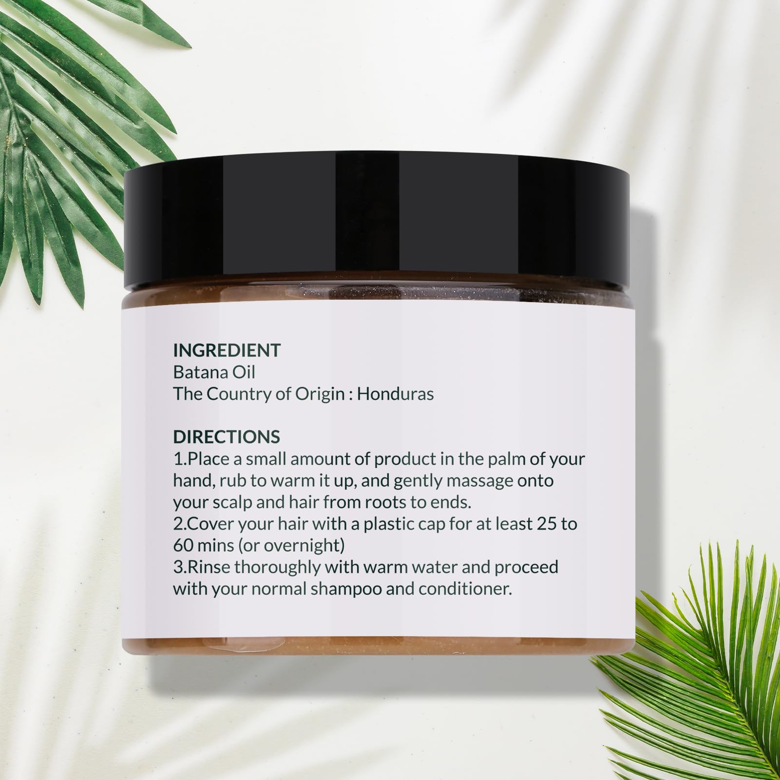 FEIBTH Raw Batana Oil for Hair Growth – Organic Batana Oil, Scalp Nourishment, Thicker Hair