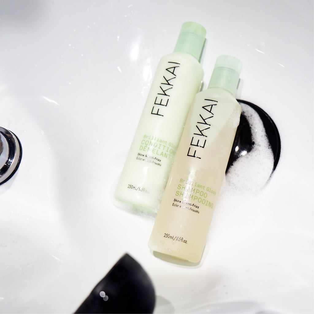 Fekkai Brilliant Gloss Conditioner - 1 Liter | 4X Shine, Sulfate-Free, Vegan
