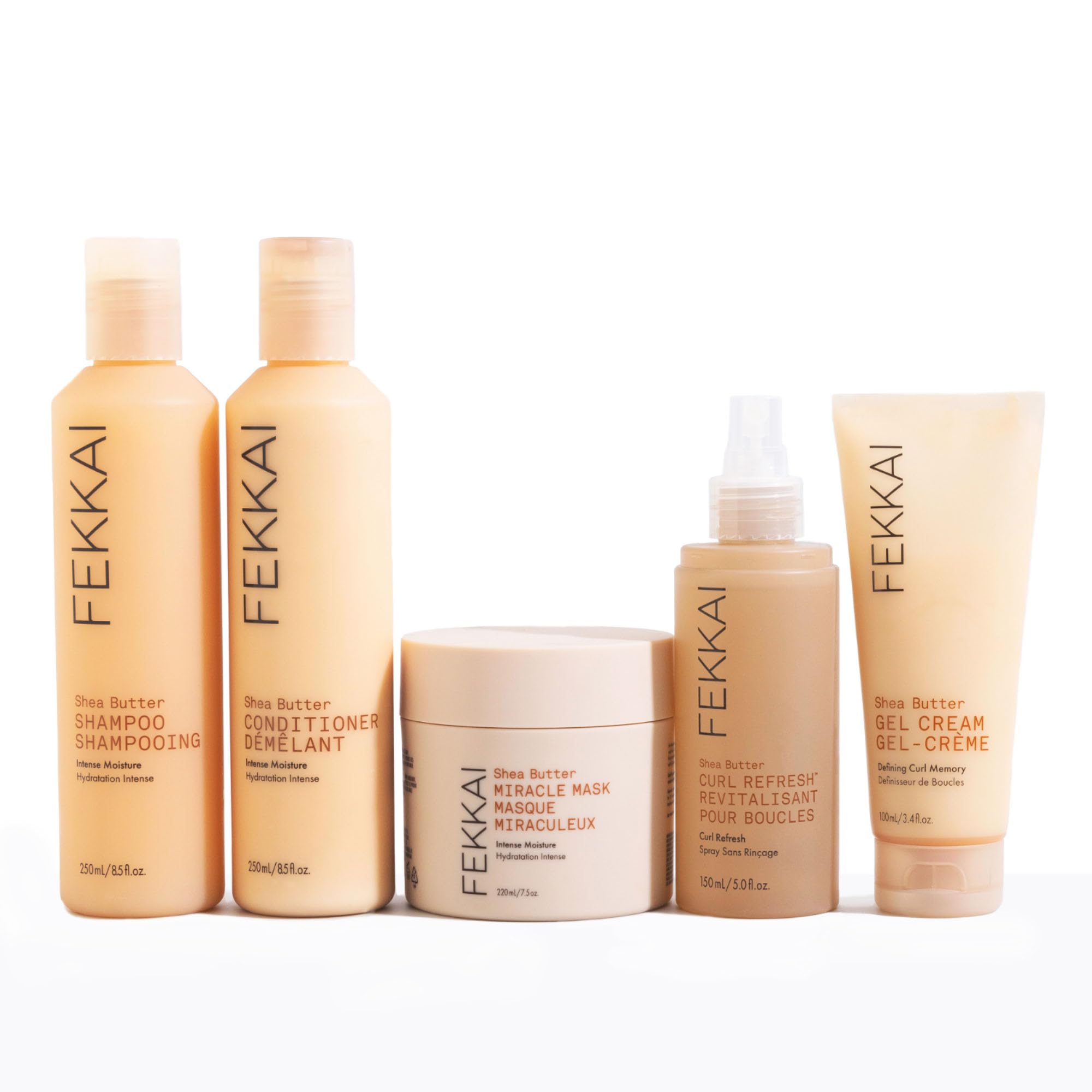FEKKAI Shea Butter Shampoo - 8.5 oz | Moisture, Softness & Shine | Frizz Reduction Up to 12H | Sulfate, Paraben, Phthalate Free | Vegan & Cruelty-Free