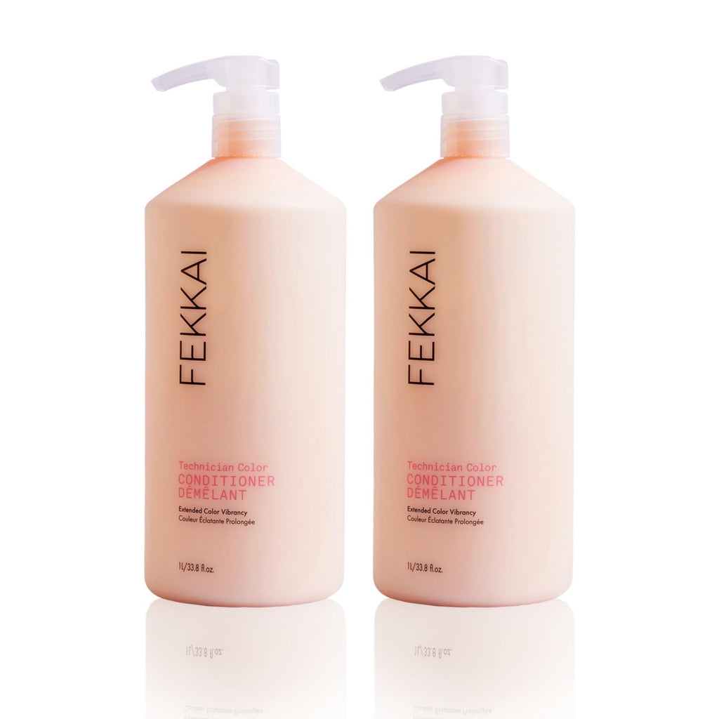 Fekkai Technician Color Conditioner – 1L x2 | Extends Color Vibrancy | Sulfate-Free, Paraben-Free, Phthalate-Free | Vegan & Cruelty-Free