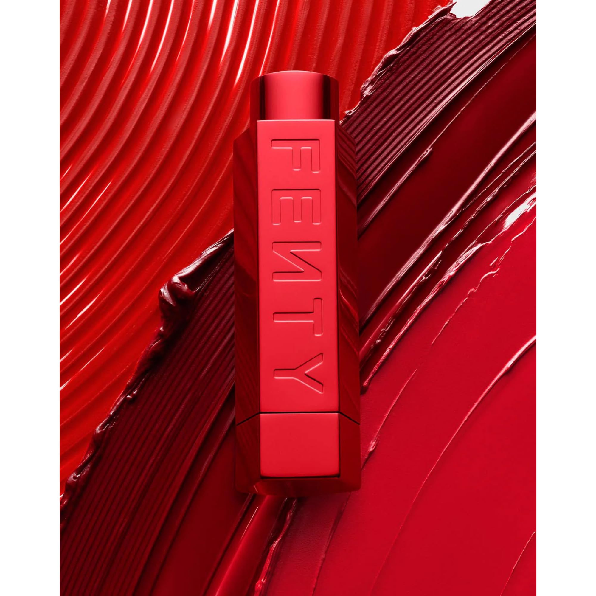 FENTY BEAUTY Icon Semi-Matte Lipstick Refill Kissin' Kutie | Refillable, Longwear Nude Pink 3.8g