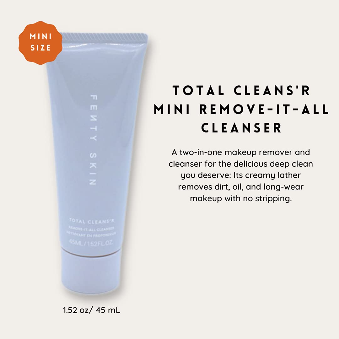 Fenty Skin Total Cleans'r Mini Travel Size – Gentle Daily Cleanser & Makeup Remover | Fenty Beauty