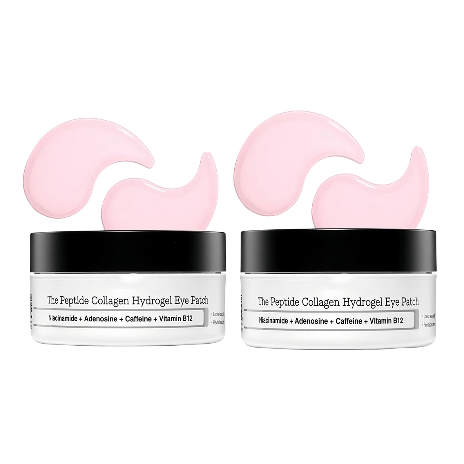 Fidiiog Collagen Hydrogel Eye Masks – Puffy Eyes & Dark Circles, 60-Piece Set