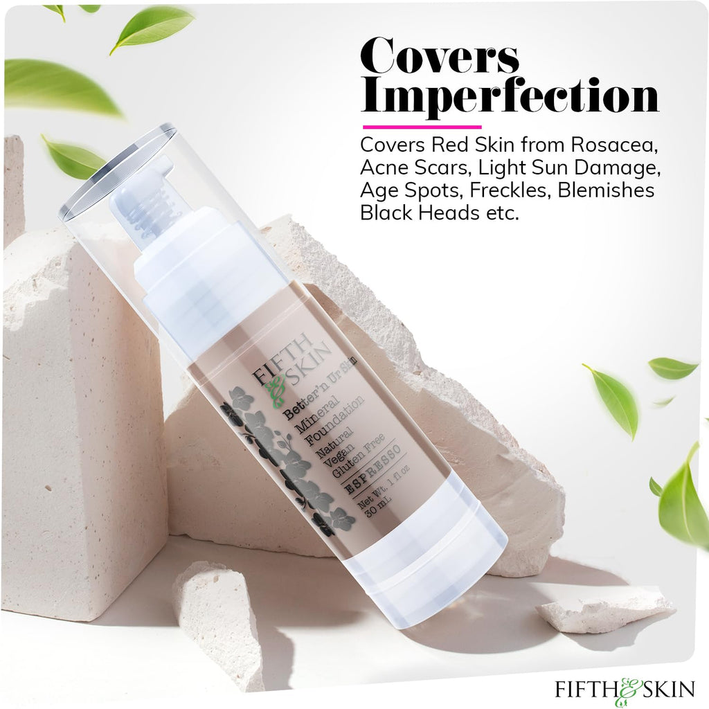 Fifth & Skin Better’n Ur Skin Foundation Espresso – Natural, Buildable Coverage