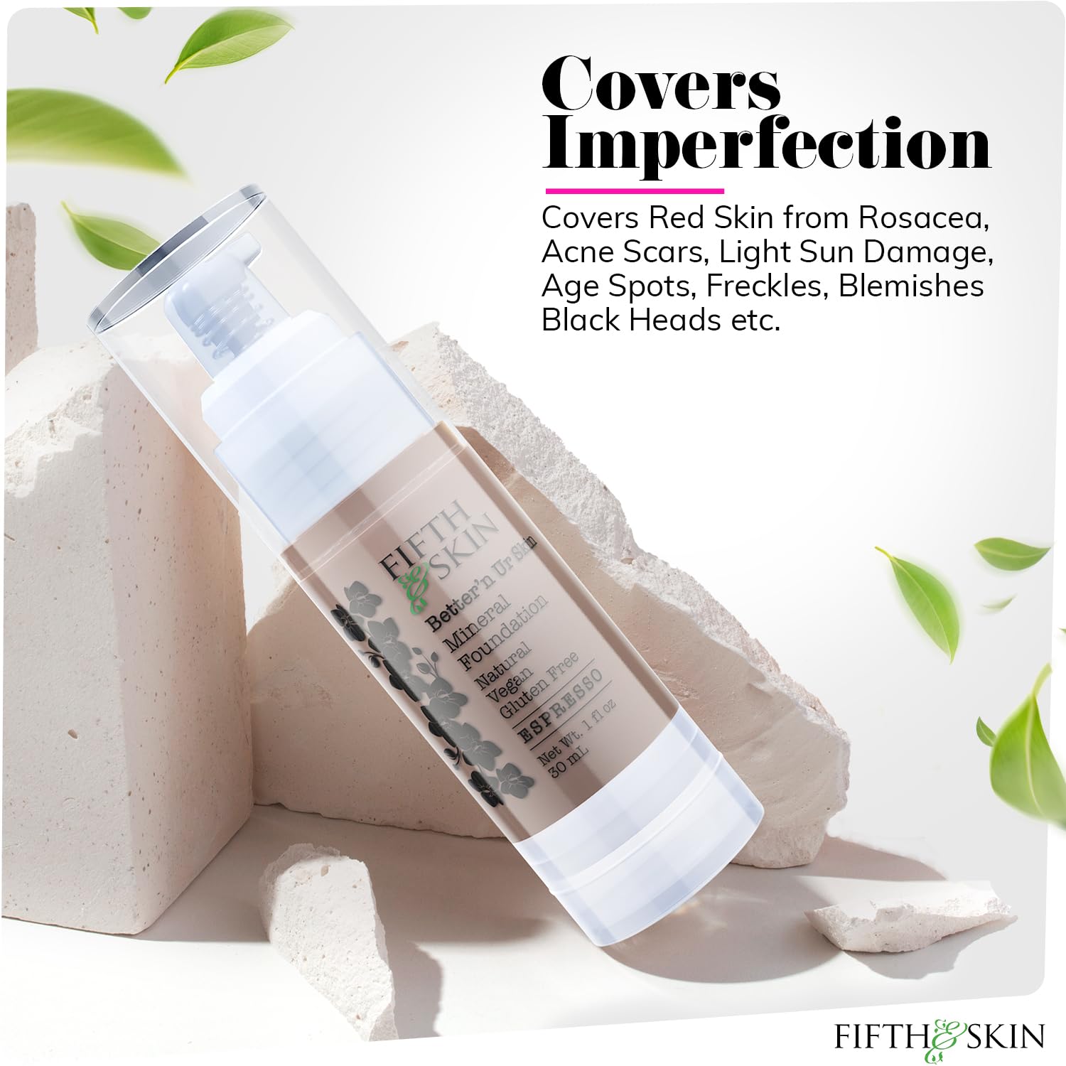 Fifth & Skin Better’n Ur Skin Foundation Espresso – Natural, Buildable Coverage