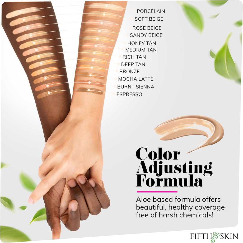 Fifth & Skin Better’n Ur Skin Foundation – Soft Beige | Buildable Coverage, Natural, Vegan, Gluten-Free
