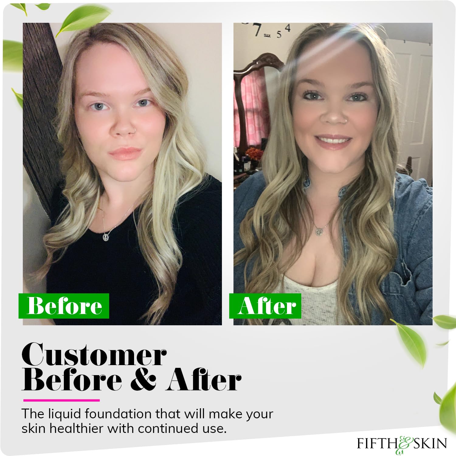 Fifth & Skin Better’n Ur Skin Foundation – Soft Beige | Buildable Coverage, Natural, Vegan, Gluten-Free