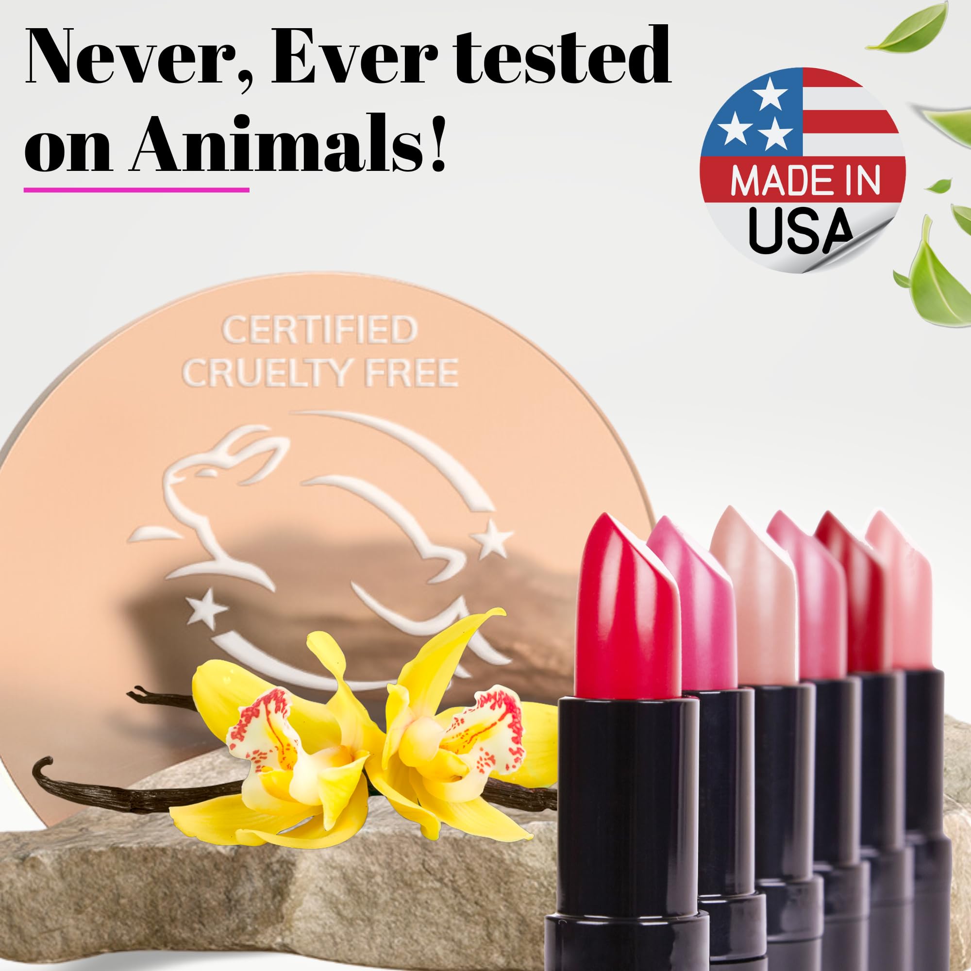 Fifth & Skin BOTANICAL Lipstick Cherry Plum | Vegan, Organic, No Lead, Made in USA