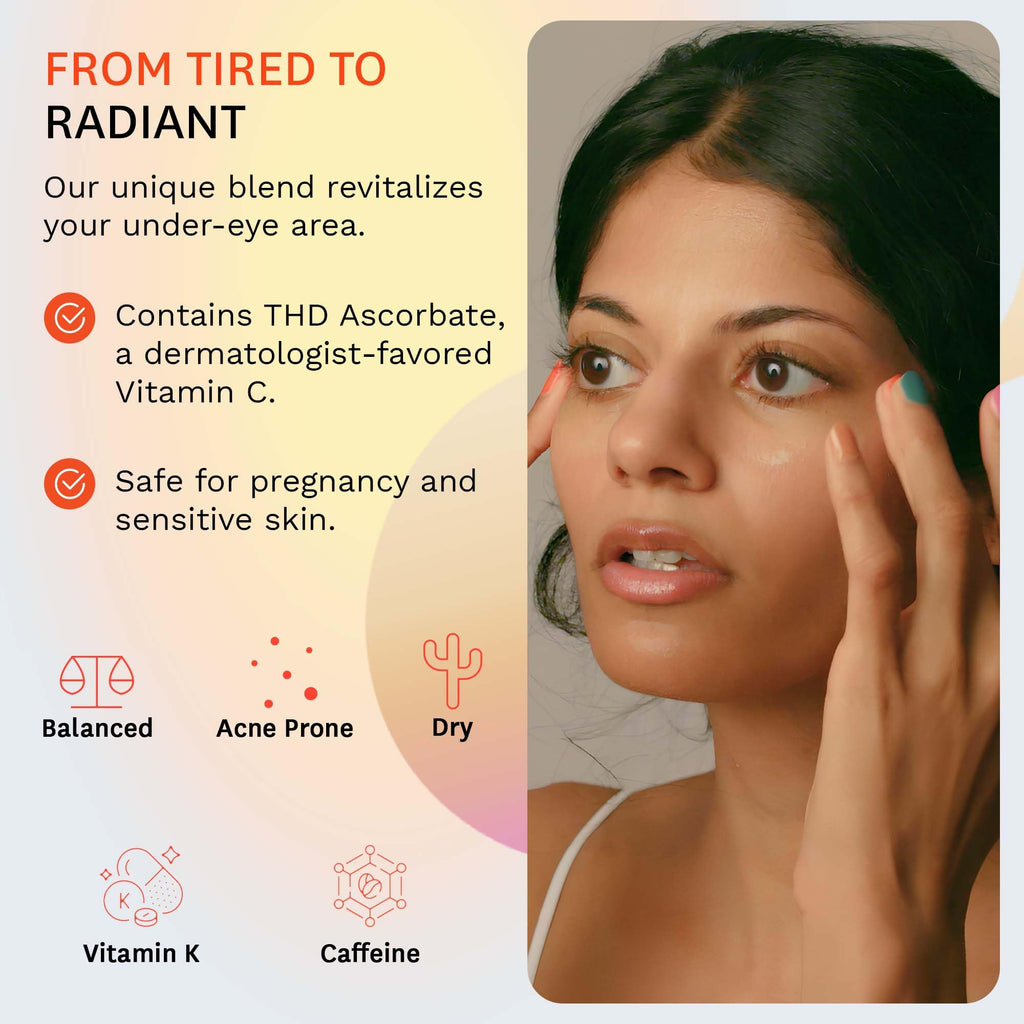 Fig.1 Vitamin C Eye Cream for Dark Circles — Anti-Aging Under Eye Moisturizer