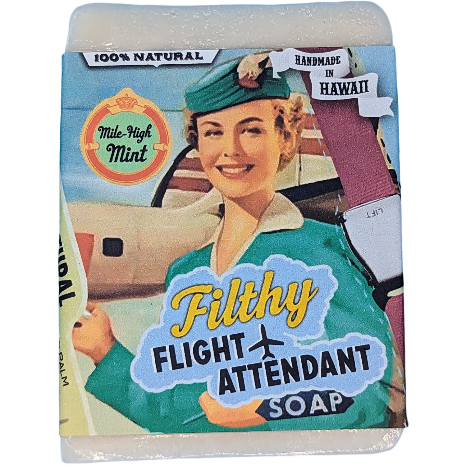 Filthy Farmgirl Flight Attendant Mile High Mint Soap | 100% Natural, Vegan, Handmade in Hawaii