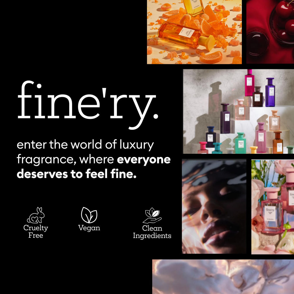Fine'ry Midnight Café Fine Mist – Hair & Body Fragrance, Warm Smoky Vanilla, Jasmine & Patchouli (2×5oz)