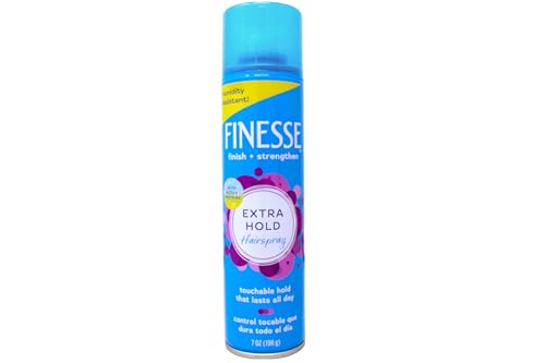 Finesse Finish + Strengthen Hairspray – Extra Hold, 7 oz (Pack of 5)