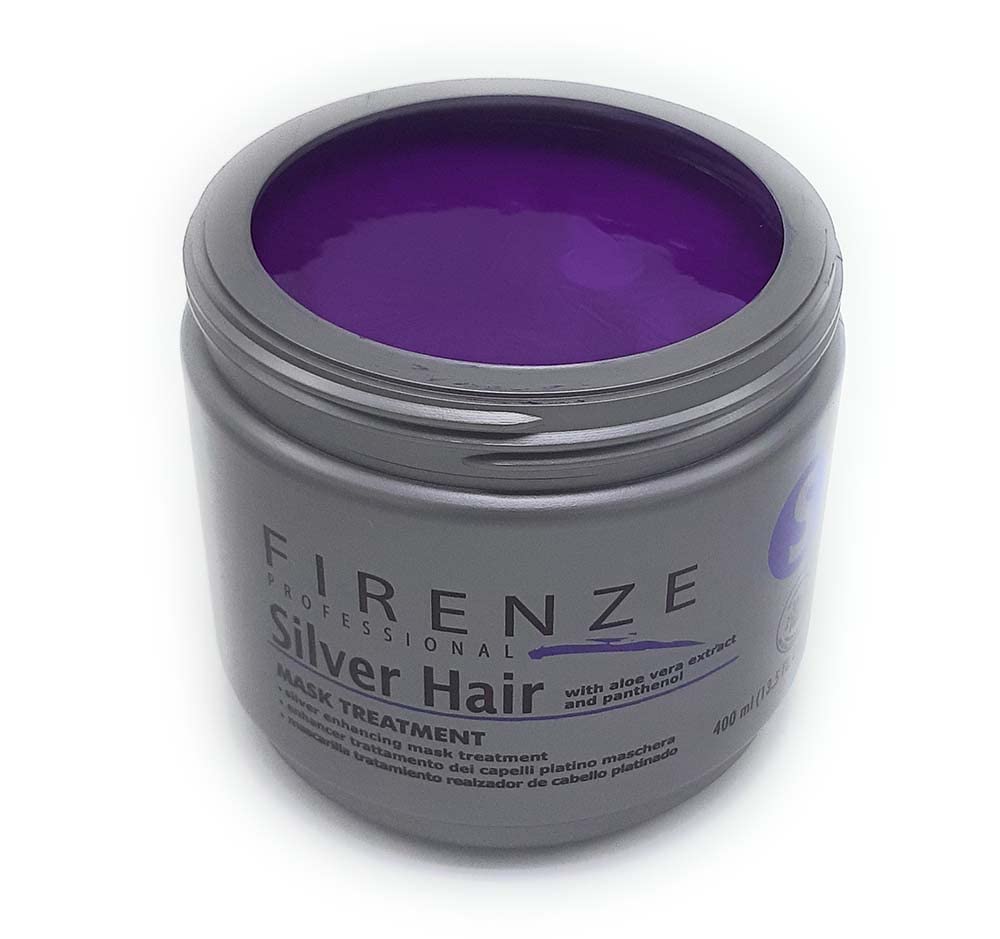 Firenze Professional Silver Hair Purple Mask Treatment 400ml – Sulfate, Salt & Paraben Free