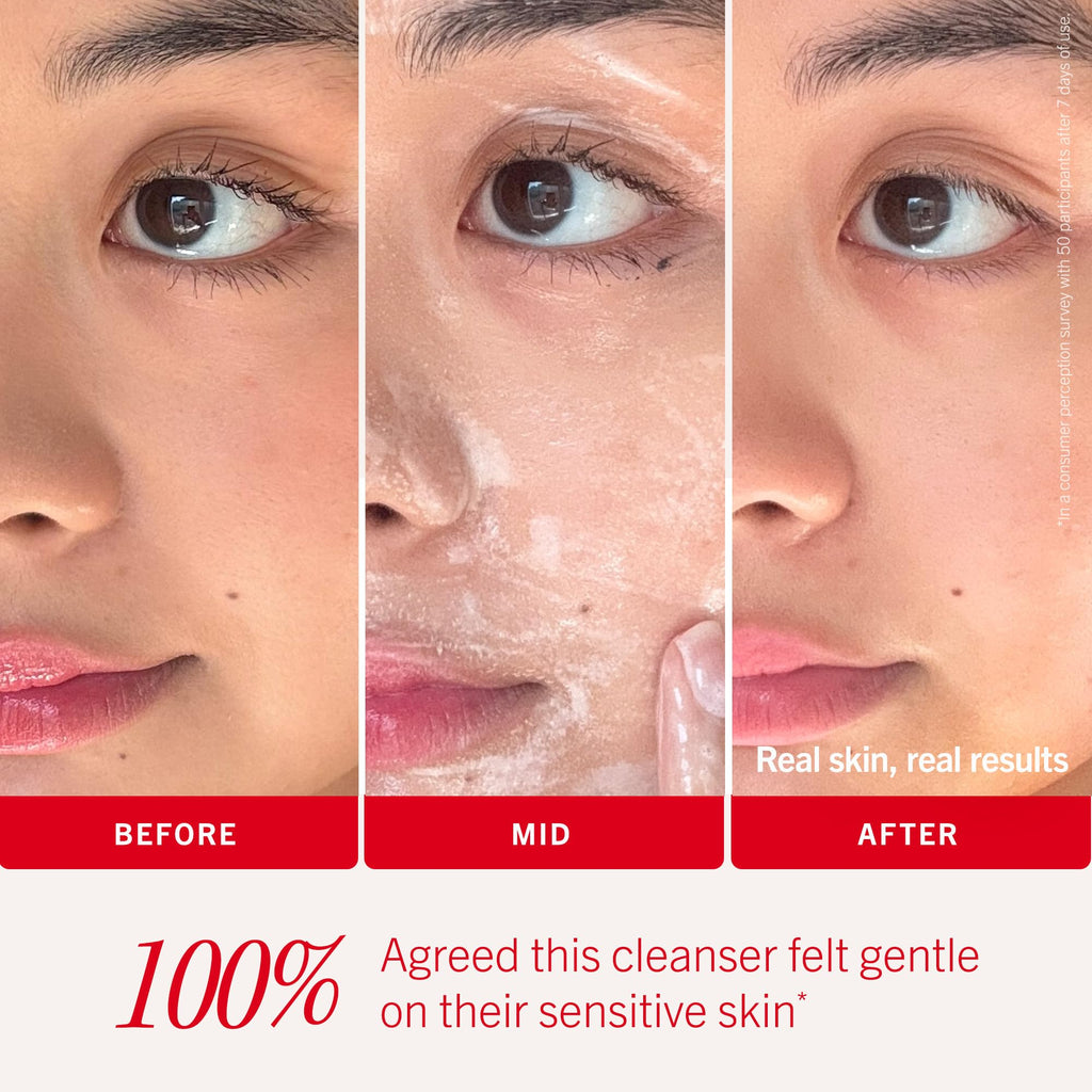 First Aid Beauty Ultra Gentle Cream-to-Foam Facial Cleanser | Colloidal Oatmeal & Glycerin | 2 oz