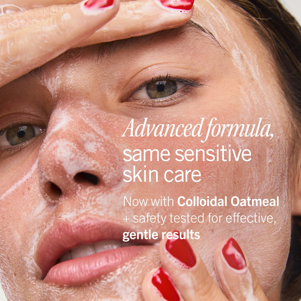 First Aid Beauty Ultra Gentle Cream-to-Foam Facial Cleanser | Colloidal Oatmeal & Glycerin | 2 oz