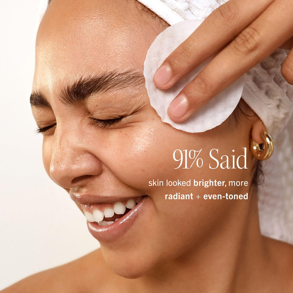 First Aid Beauty Facial Radiance Pads – Daily Exfoliating Pads with Glycolic and Lactic Acids