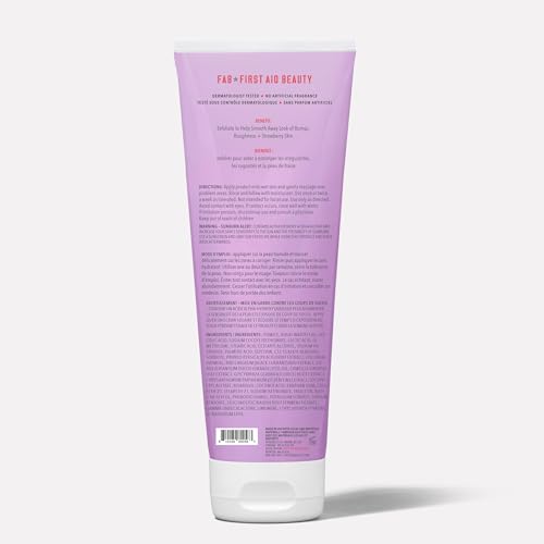 First Aid Beauty KP Bump Eraser Body Scrub - 10% AHA, Peach Scent, 2 oz