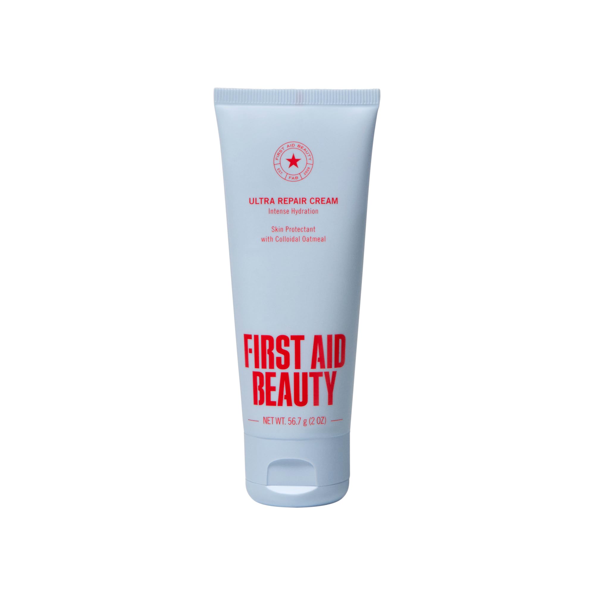 First Aid Beauty Ultra Gentle Cream-to-Foam Facial Cleanser | Colloidal Oatmeal & Glycerin | 2 oz