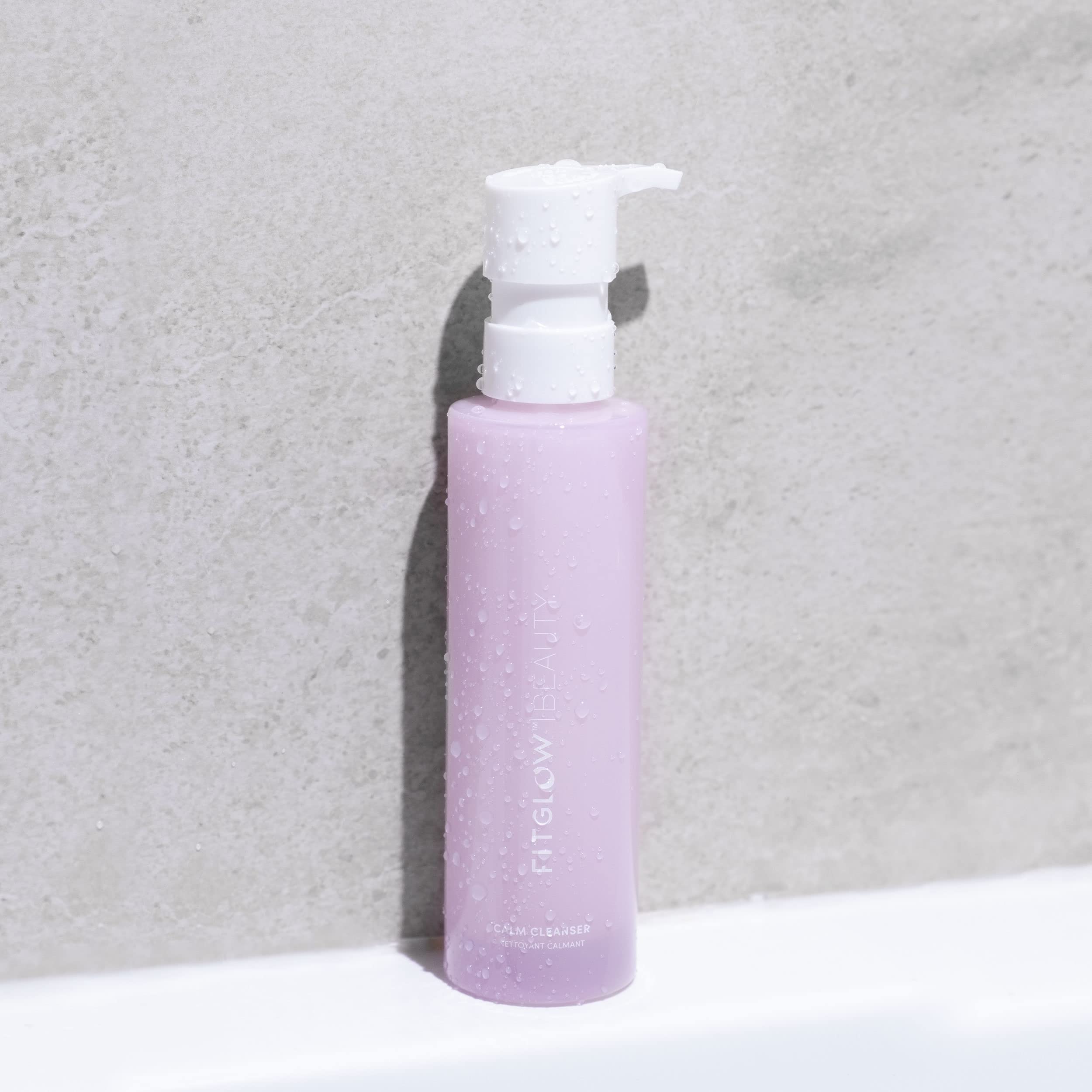 FITGLOW Calm Cleanser – Gentle Milky Face Wash for Sensitive Skin (120ml) with Ceramides & Cucumber