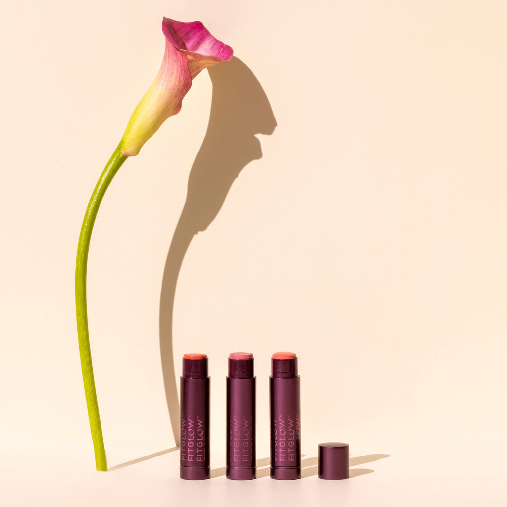 FITGLOW Cloud Collagen Lipstick + Cheek Balm — Multi-Use Vegan Tint with Pro Collagen Complex, Hydrating Soft Matte Color, 4 g