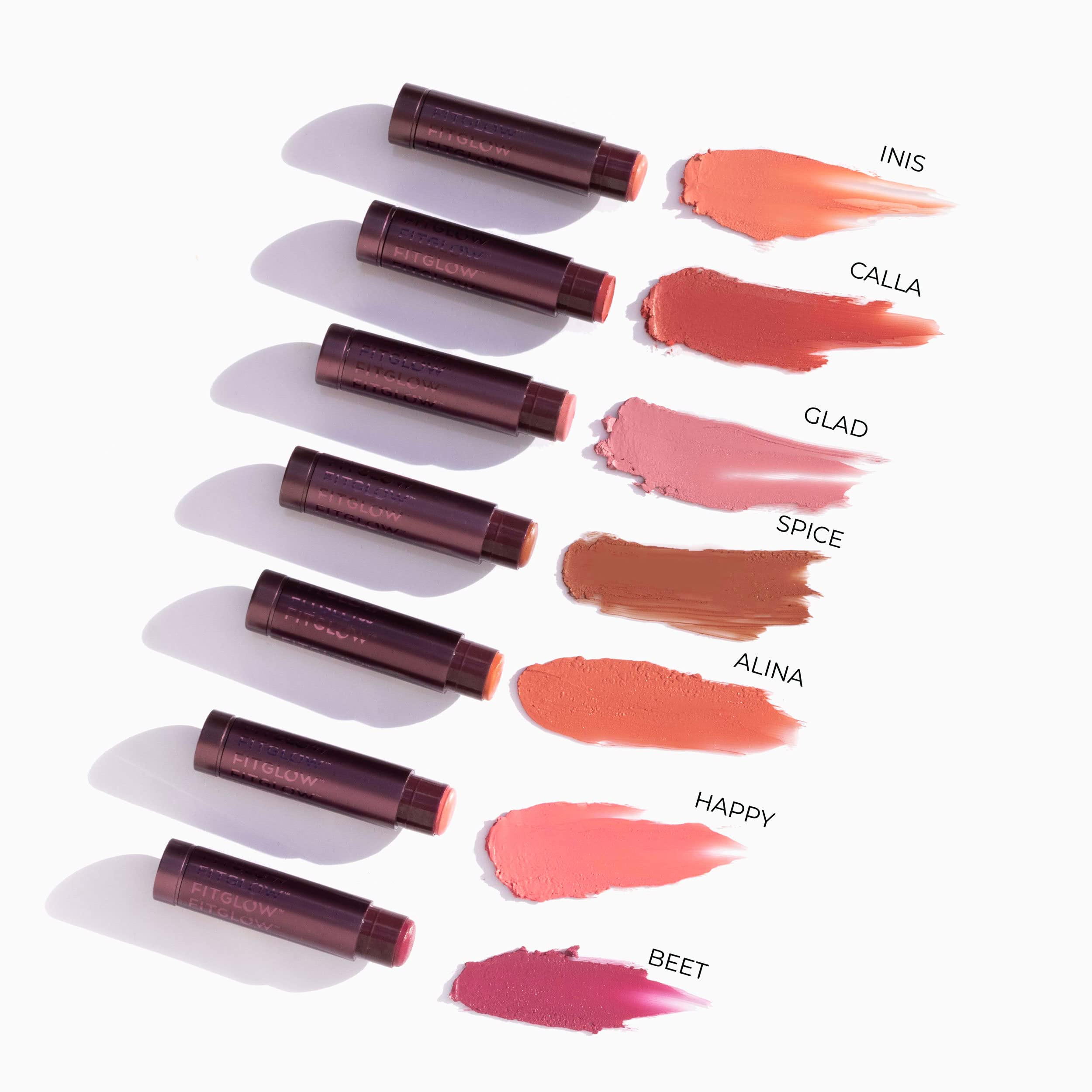 FITGLOW Cloud Collagen Lipstick + Cheek Balm — Multi-Use Vegan Tint with Pro Collagen Complex, Hydrating Soft Matte Color, 4 g