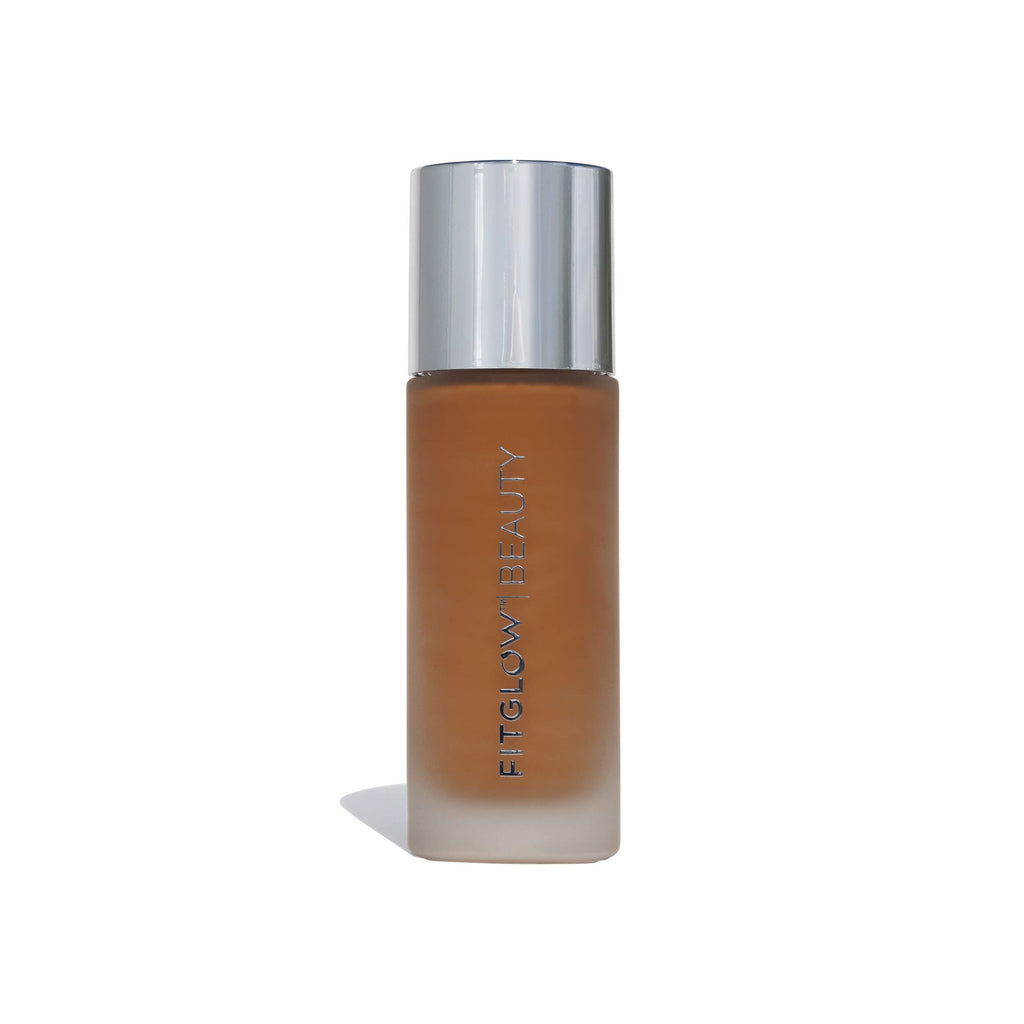 Fitglow Beauty Foundation+ | Vegan Skin-Treating Foundation with Peptides & Plant Collagen | Buildable Coverage | F6.7-30ml