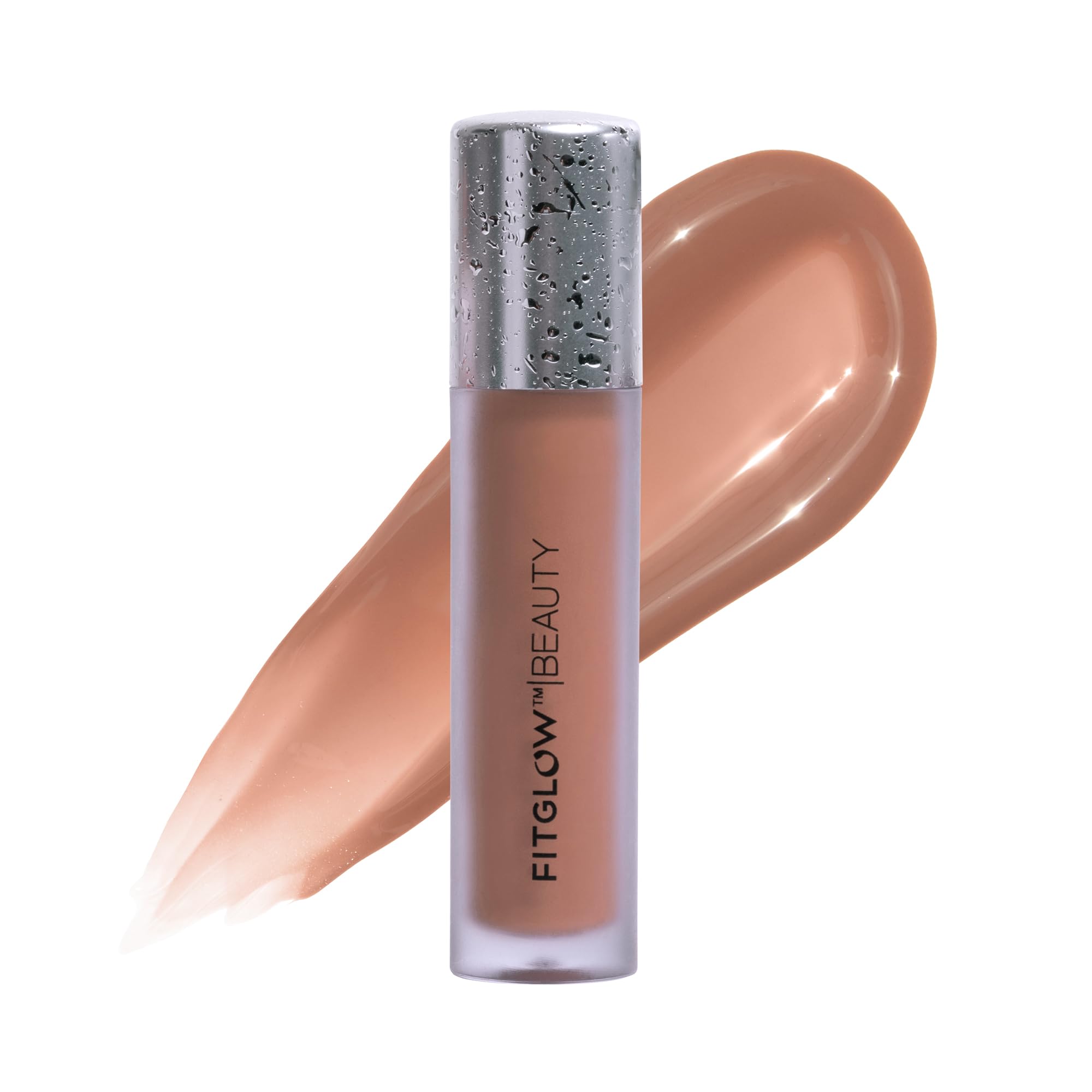 FITGLOW Beauty Lip Colour Serum – Hydrating Lip Gloss with Collagen & Pomegranate Sterols | Buildable Color