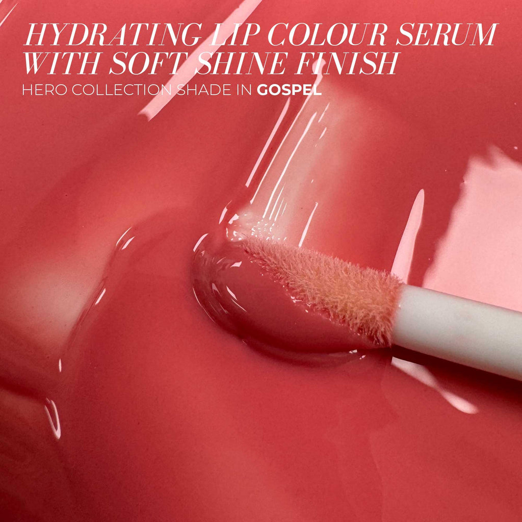 FITGLOW Gospel Warm Berry Lip Colour Serum | Hydrating, Buildable Lip Gloss