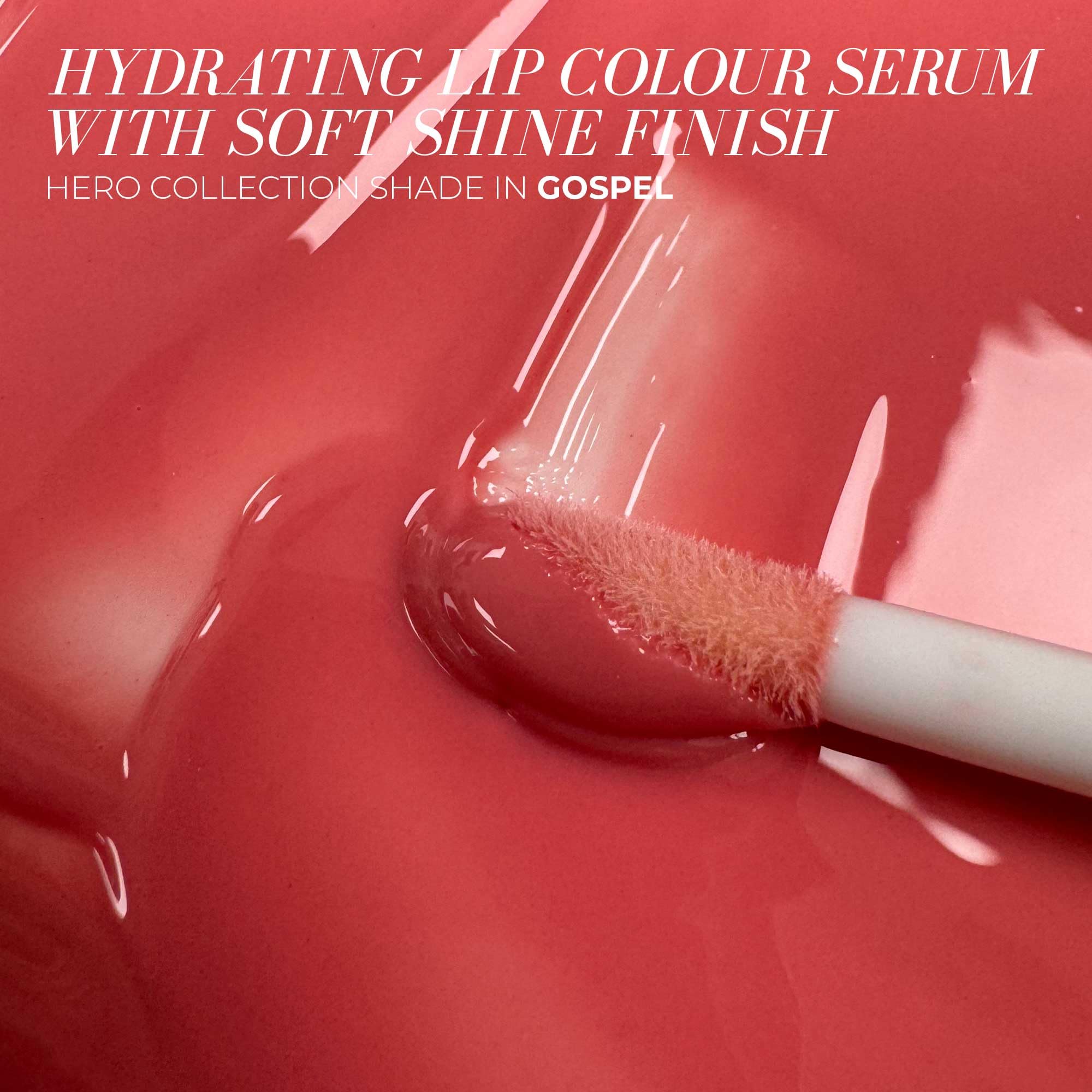 FITGLOW Gospel Warm Berry Lip Colour Serum | Hydrating, Buildable Lip Gloss