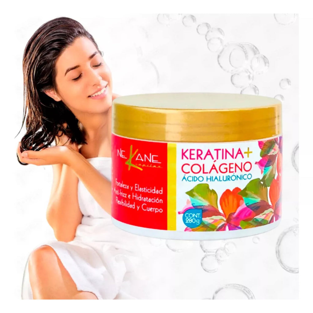 Nekane Collagen & Keratin Hair Treatment – 9.88 oz | Five Brothers Products