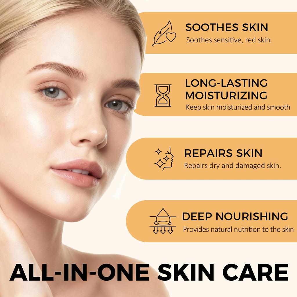 FJALLUFT Beef Tallow and Honey Balm – Whipped Grass-Fed Moisturizer for Face & Body
