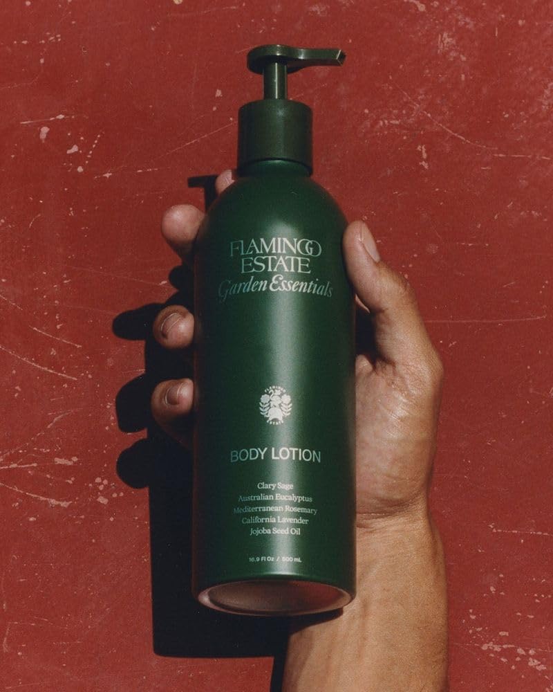 Flamingo Estate Clary Sage & Ionian Bergamot Body Lotion – Hydrating & Quick-Absorbing, 16.9 fl oz (500 mL)