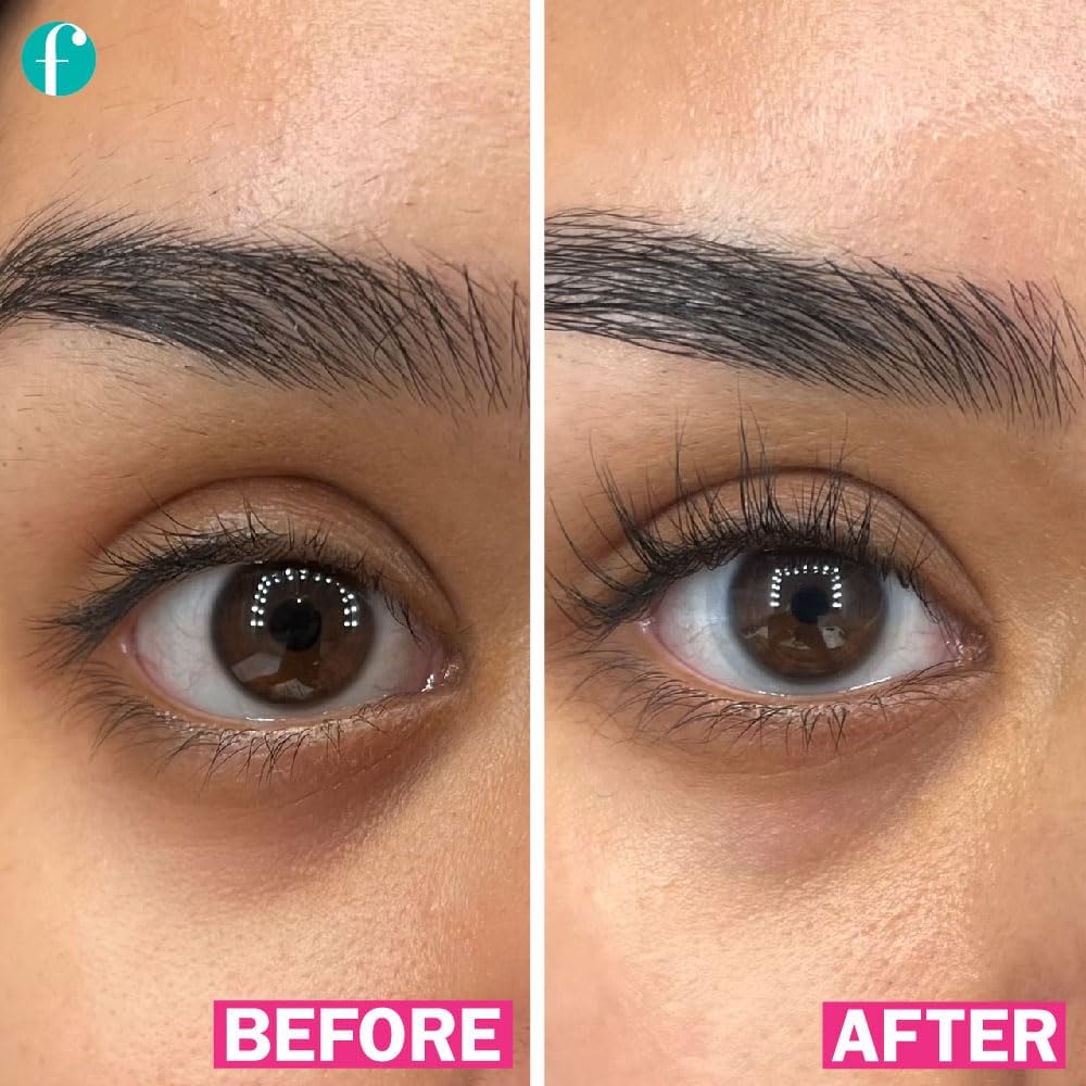 FLASHSERUM fLASH Eyelash Serum – Long, Curled Natural Lashes | Safe, Doctor-Developed Formula | 2mL (3-Month Supply)