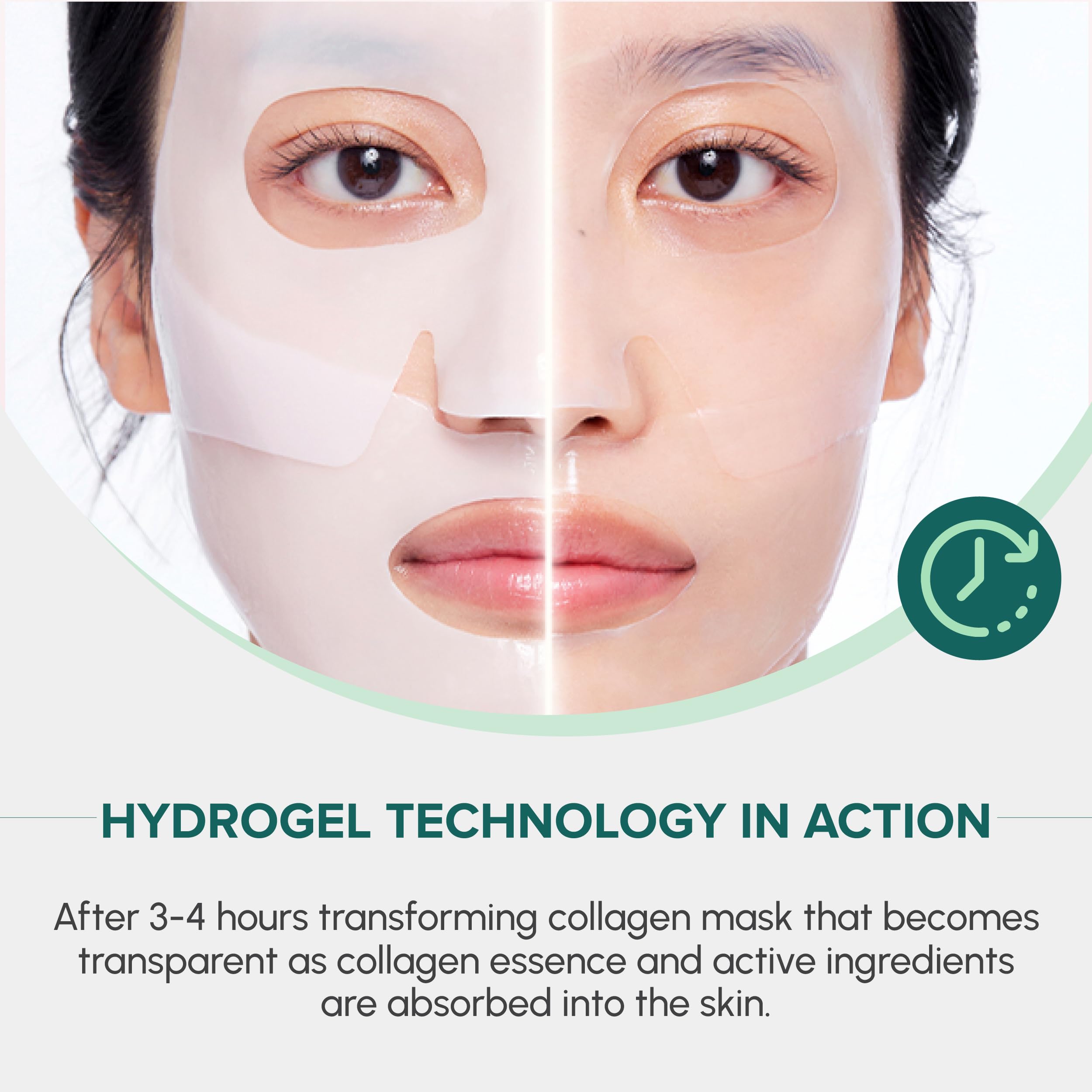 Flawlx Bio-Collagen Overnight Hydrogel Mask – Hydration & Pore Refinement (5-Pack)