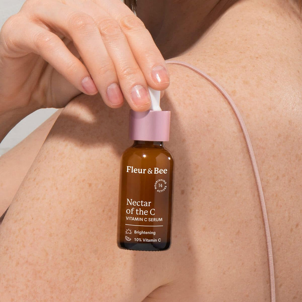 Nectar of the C Vitamin C Serum with Hyaluronic Acid - 10% Vitamin C | Fleur & Bee