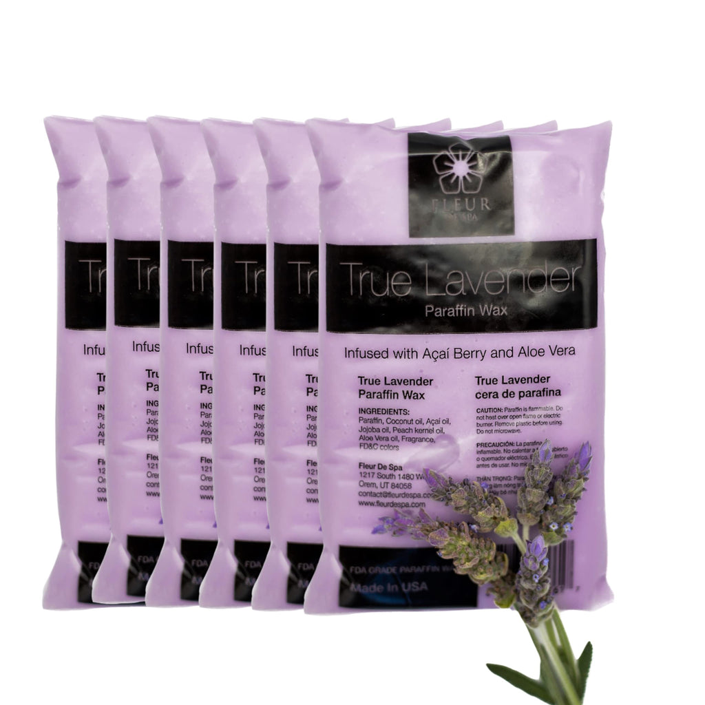 Paraffin Wax Refills 6lb by Fleur De Spa – Made in USA with Coconut and Jojoba Oils