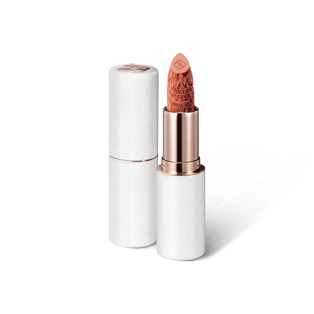 FLORASIS Blooming Rouge Porcelain Lipstick M219 Caramel Amber | Porcelain-Inspired Lip Color