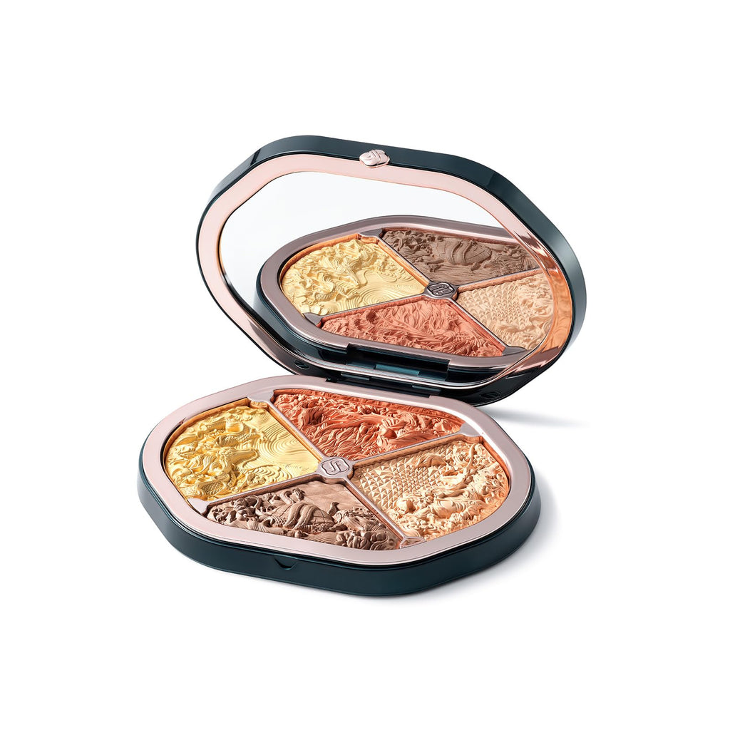 FLORASIS Constellation Floral Engraving Contour Makeup Palette – 03 Gilded Horizon