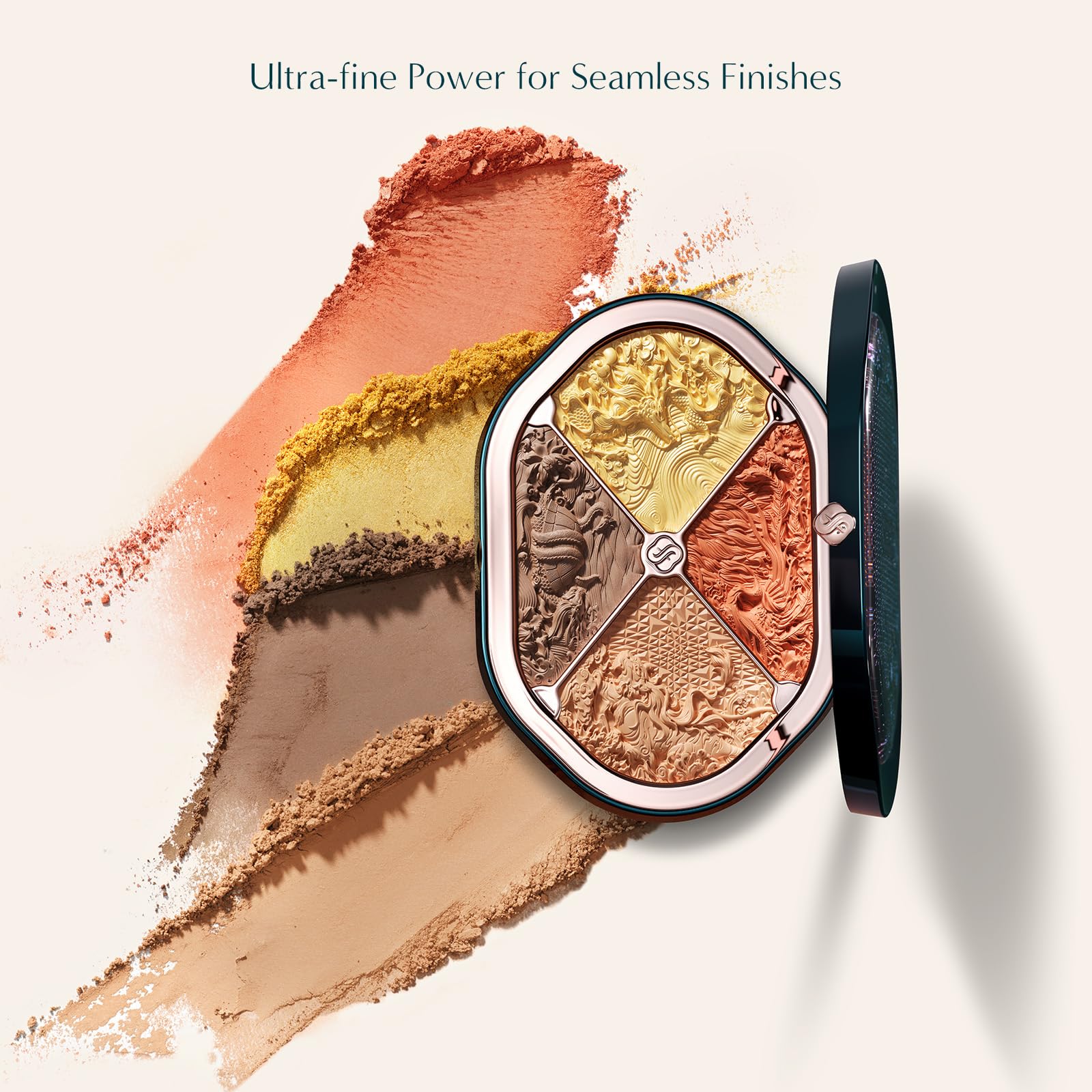 FLORASIS Constellation Floral Engraving Contour Makeup Palette – 03 Gilded Horizon