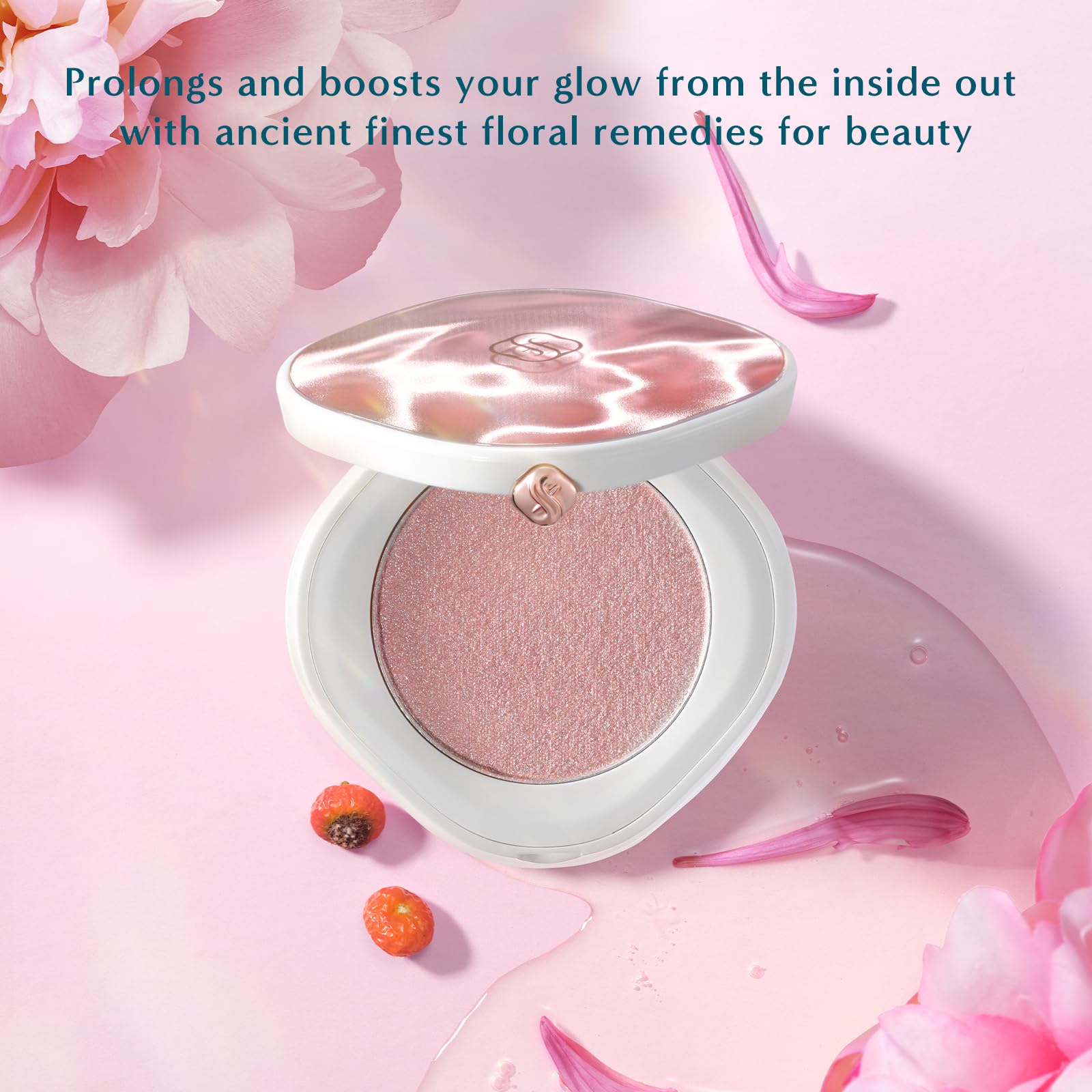 FLORASIS Gentle Waves Aqua Glow Highlighter 03 Lilac Haze – Subtle Radiance