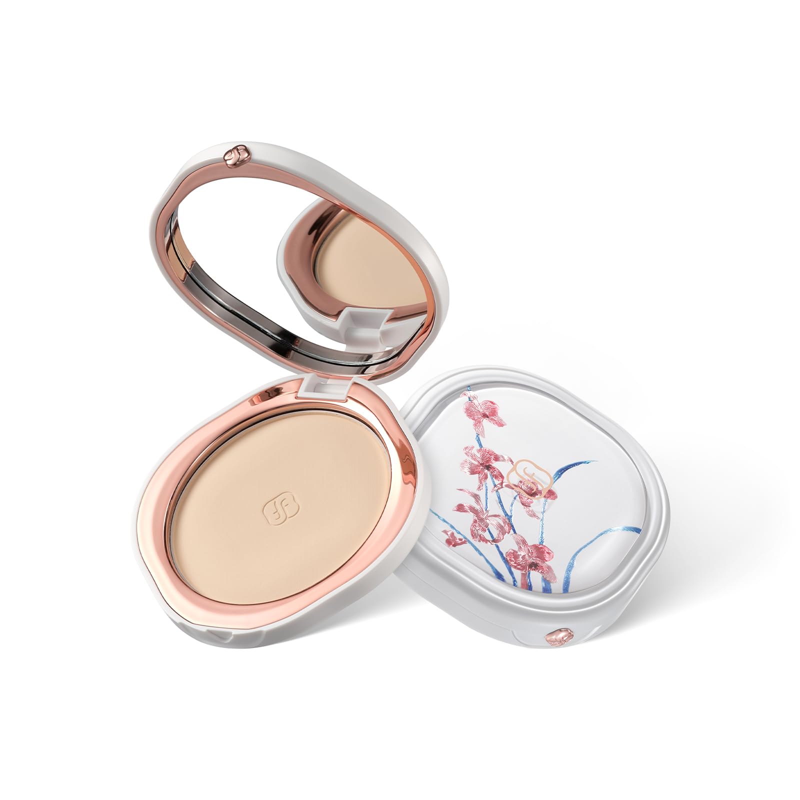 FLORASIS Yurong Airbrushed Tinted Pressed Powder Ode to Embroidery Z20 Cream | Lightweight Buildable Coverage