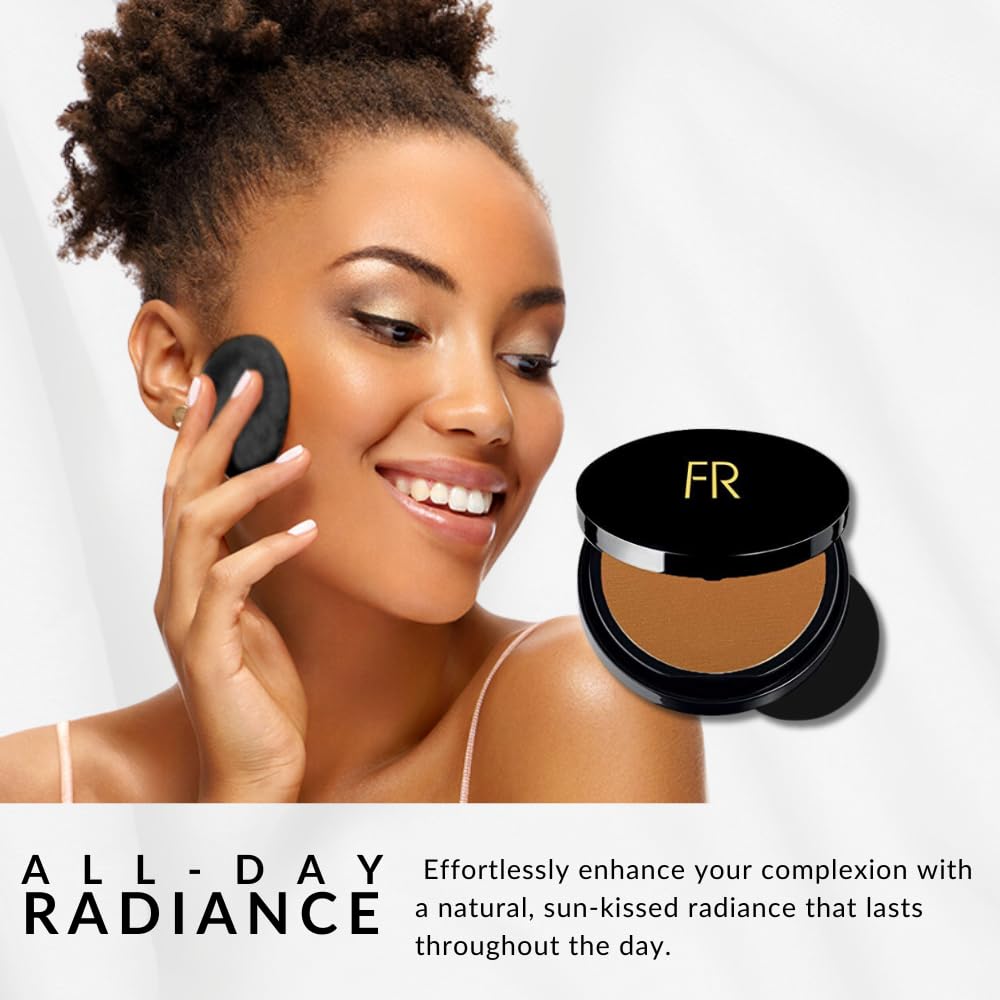 Flori Roberts Bronzer – Sheer Finish Bronzing Powder for Deeper Skin Tones | Contour & Glow