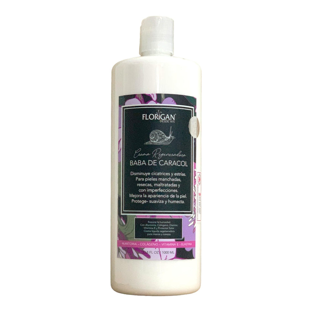 Florigan Face & Body Dynamic Lotion Baba de Caracol 1L – Hydration & Light Sun Protection