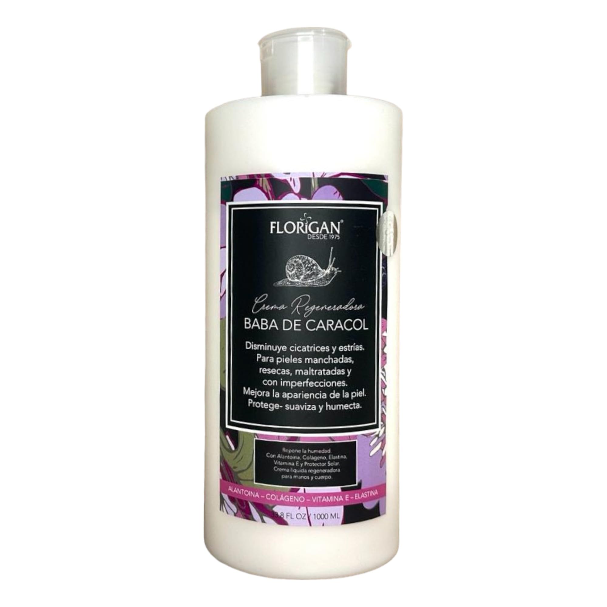 Florigan Face & Body Dynamic Lotion Baba de Caracol 1L – Hydration & Light Sun Protection