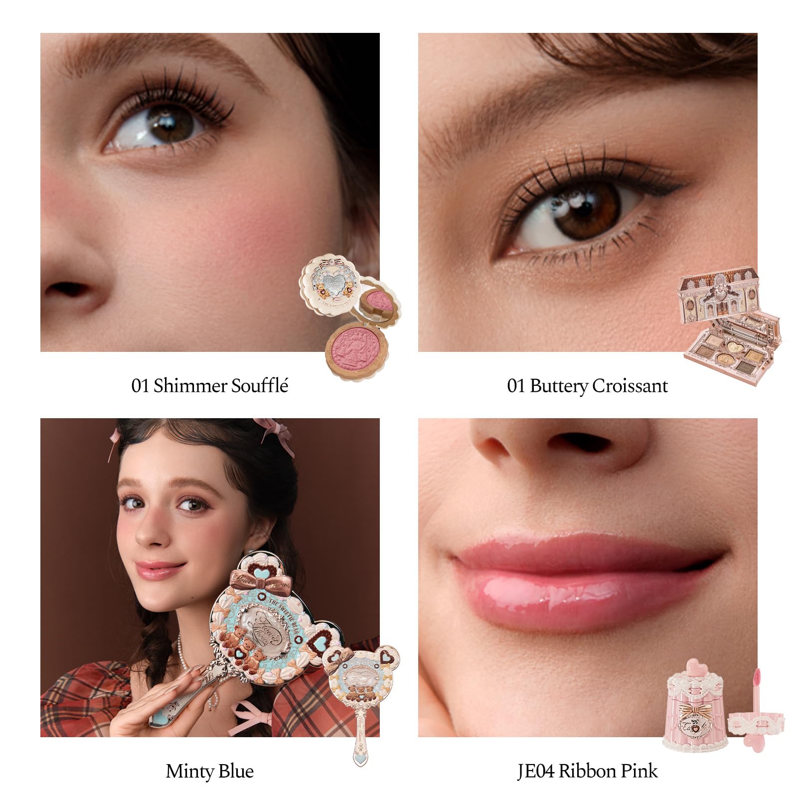 Flower Knows Jan-The Resurgence Vault 13-Piece Makeup Box Set | Cozy Bear Holiday Beauty Kit