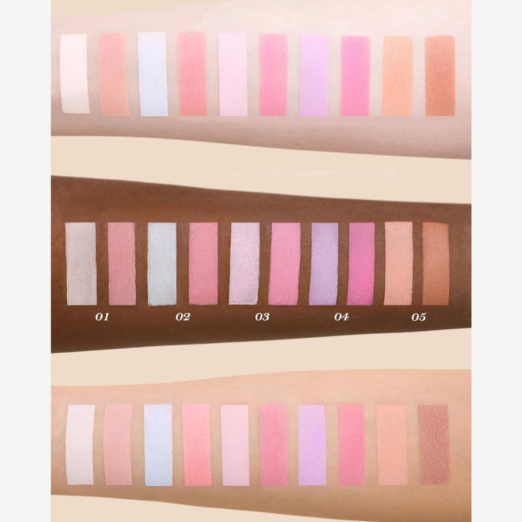 Flower Knows Butterfly Cloud Collar Rouge Box: Highlighting & Blush Duo Powder, Peach + Pink Matte Blush (0.21 oz) – Rouge Snow